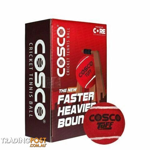 COSCO TUFF Red Cricket Tennis Ball