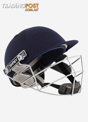 Shrey Star Junior Cricket Helmet - Navy, Green, Sky Blue - Small & X-Small