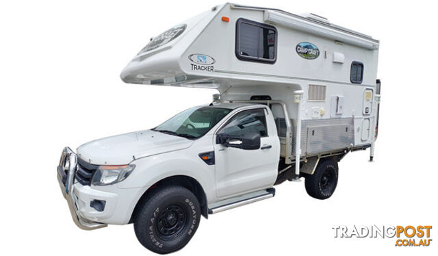 2012 Ford Ranger with slide-on camper