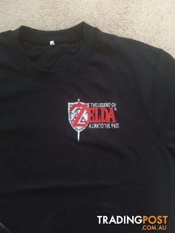 Brand New Custom made Zelda: A Link To The Past (Retro T-Shirt).