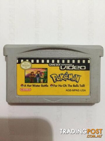 Gameboy and Gameboy Advance Pokemon games