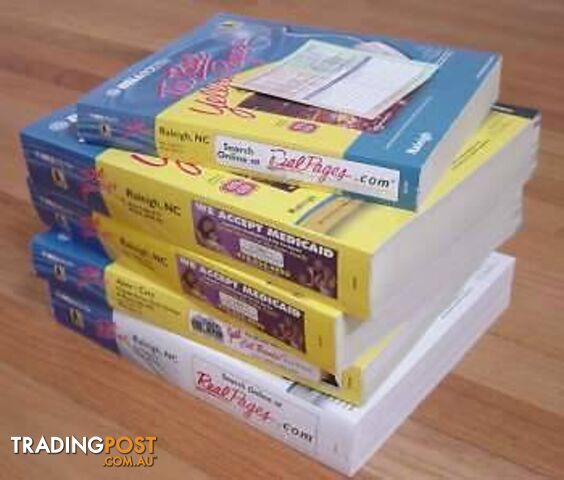 Wanted: Looking to buy large quantity of White Pages books