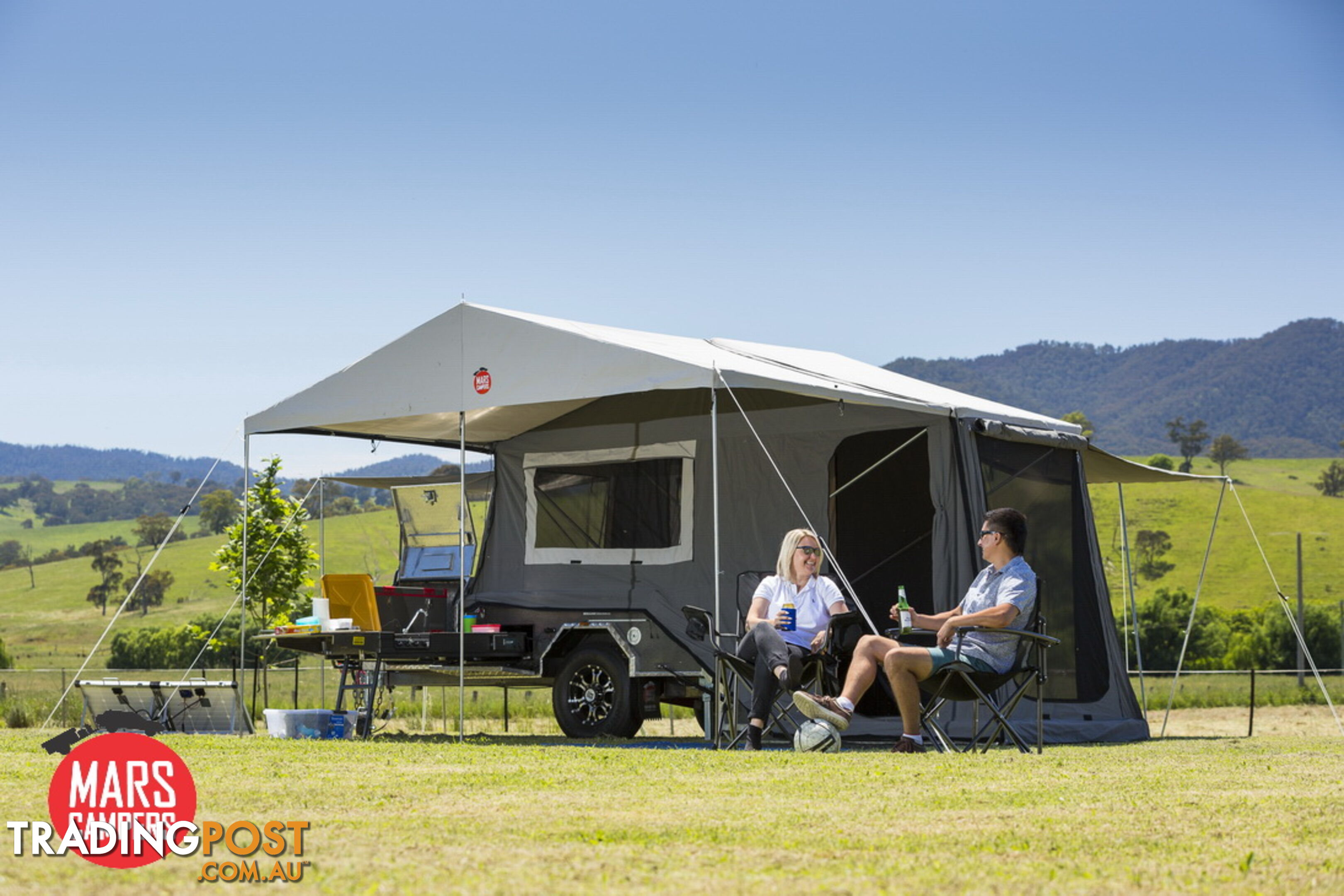 Extremo | Hard Floor Rear Fold Camper Trailer