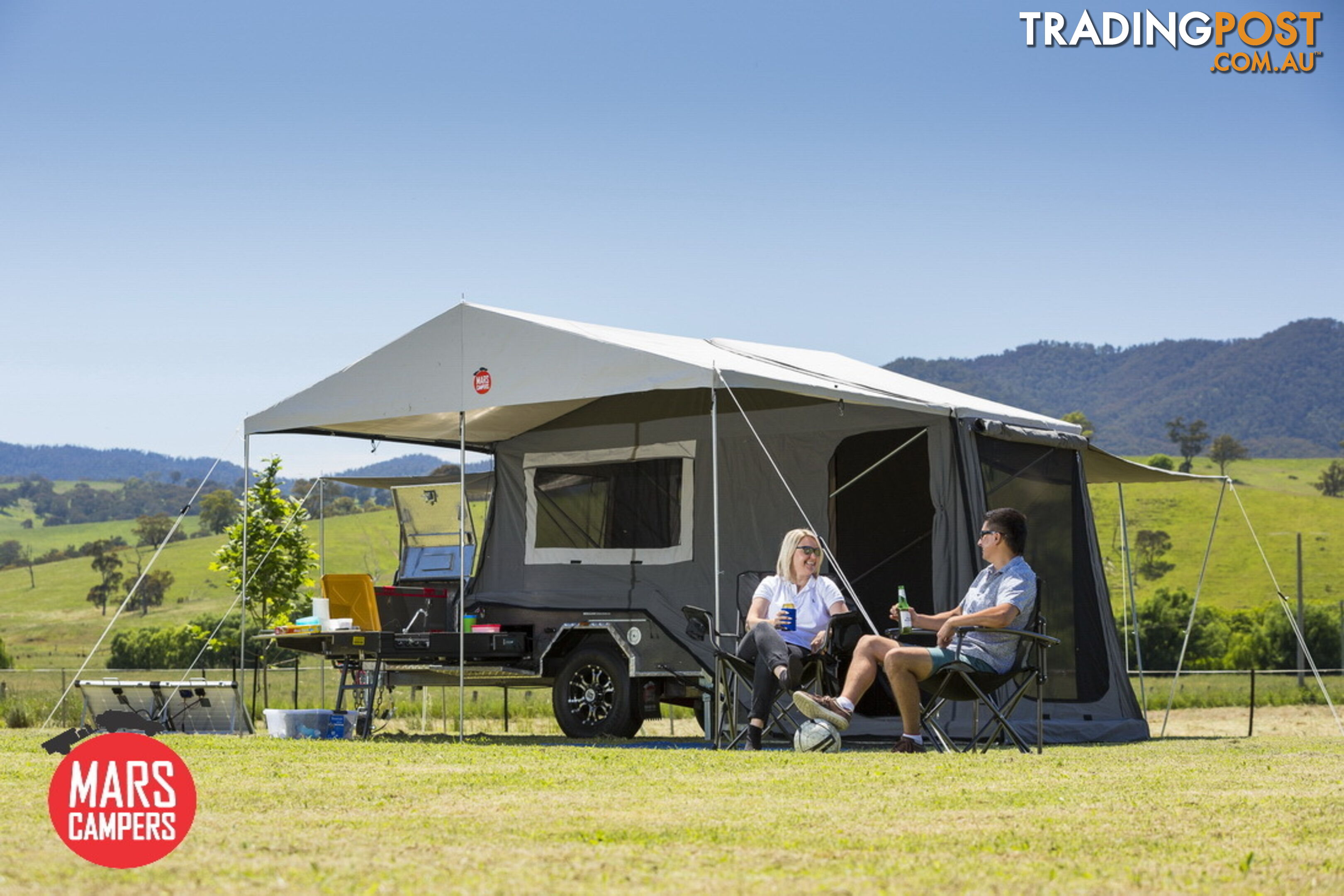 Extremo | Hard Floor Rear Fold Camper Trailer