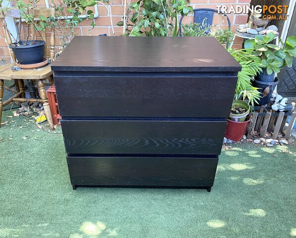 IKEA MALM 3-DRAWER CHEST