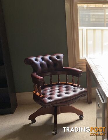 Leather Captains Chair