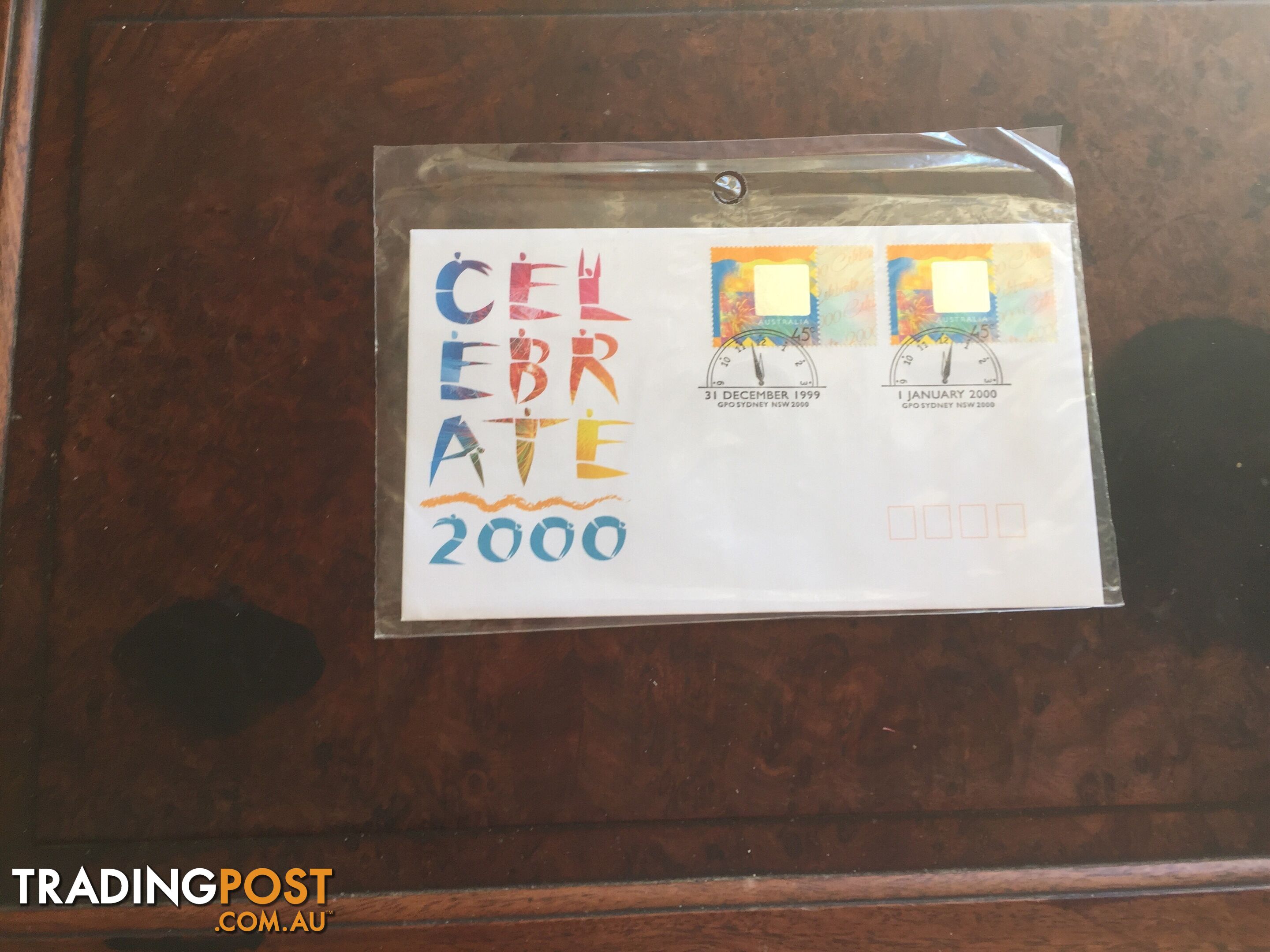 Celebrate 2000 Australia First Day Cover in original packaging