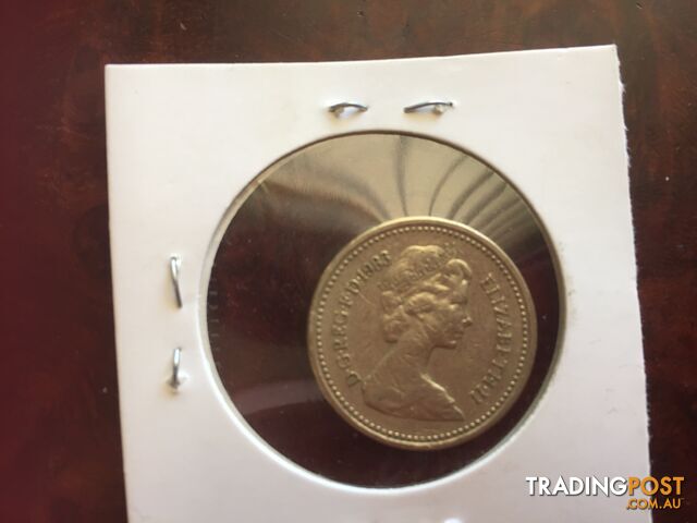 1983 British One Pound Coin