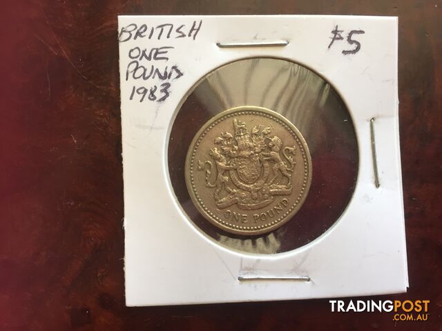 1983 British One Pound Coin