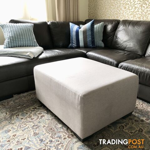 🧘‍♀️Large Upholstered Fabric Ottoman Seat or Coffee Table