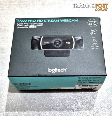 Logitech C922 PRO HD 1080P Webcam