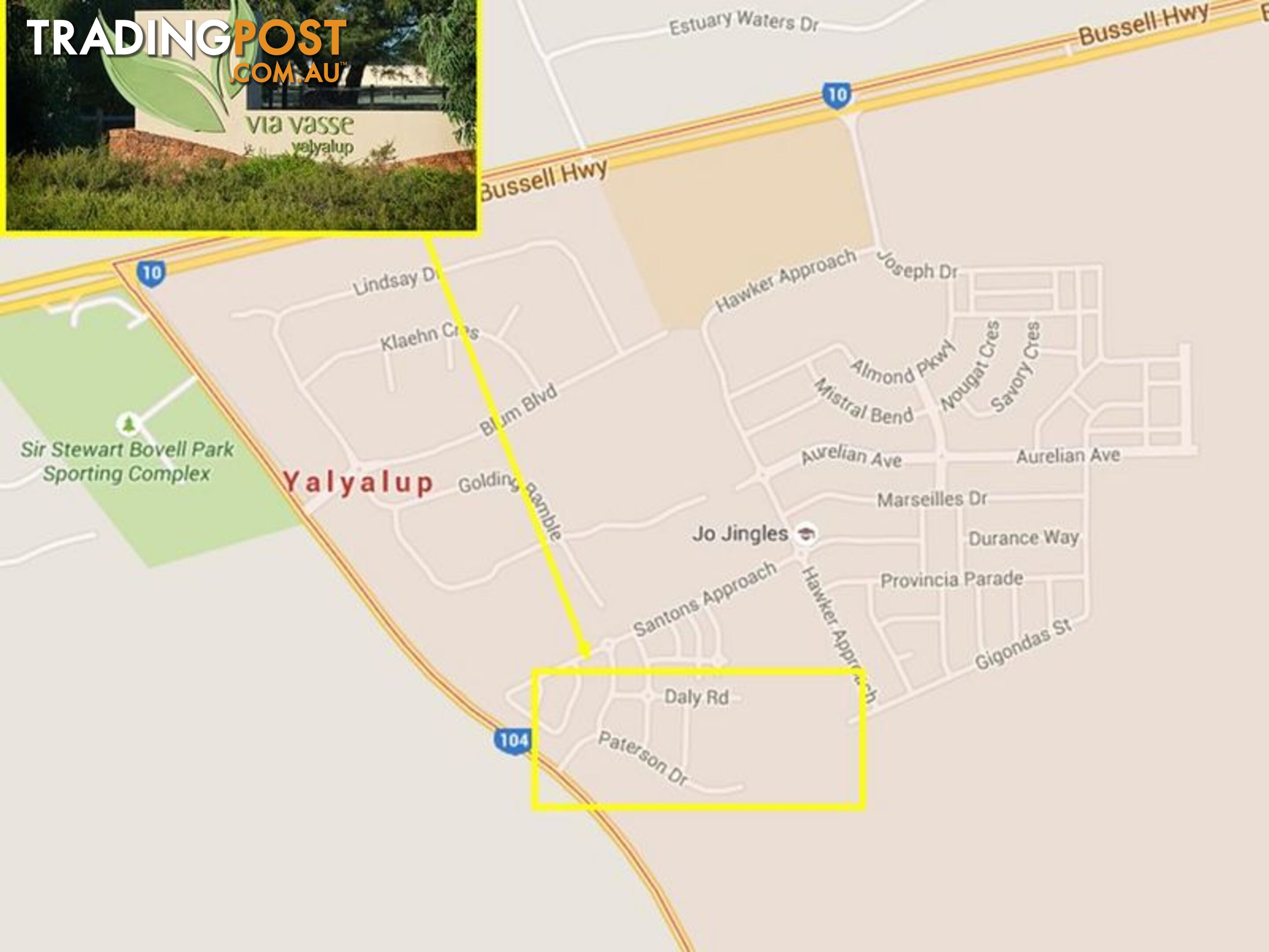 Lot 814 Harvey Street YALYALUP WA 6280