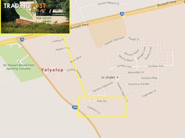 Lot 814 Harvey Street YALYALUP WA 6280