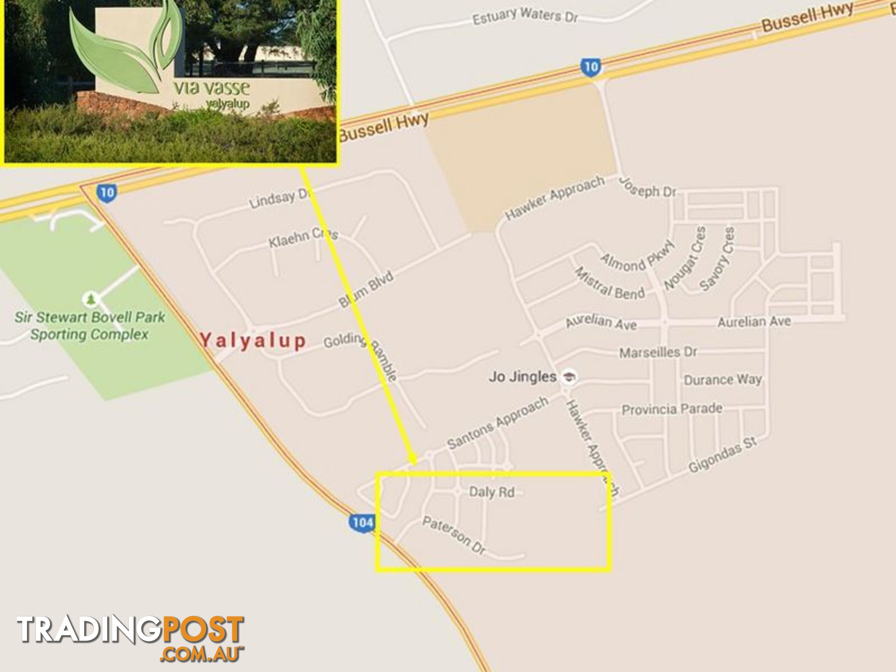 Lot 791 Harvey Street YALYALUP WA 6280