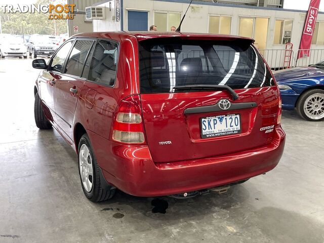 2003 Toyota Corolla Ascent ZZE122R Manual Wagon