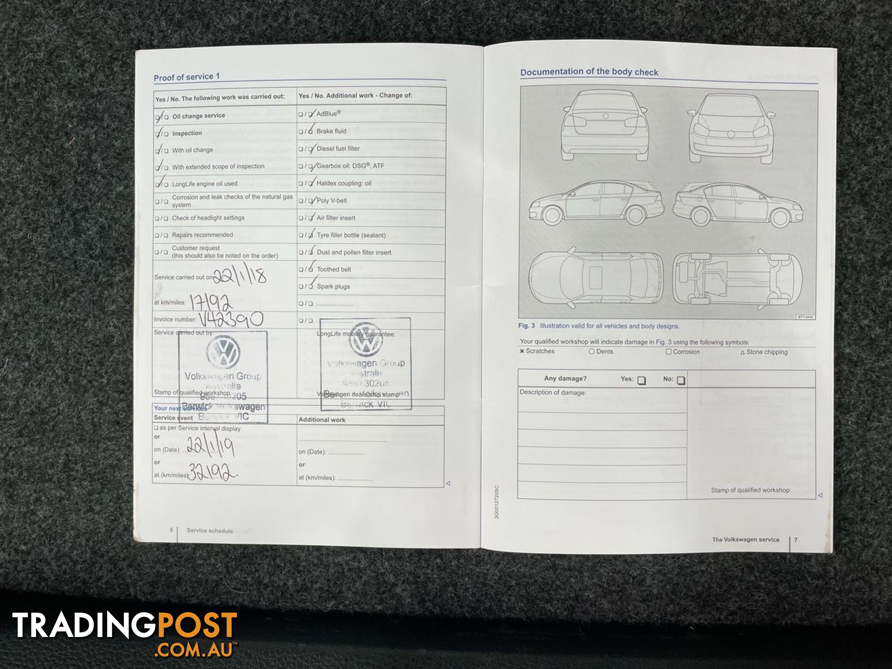 2016 Volkswagen Polo 66TSI TRENDLINE 6R Automatic Hatchback