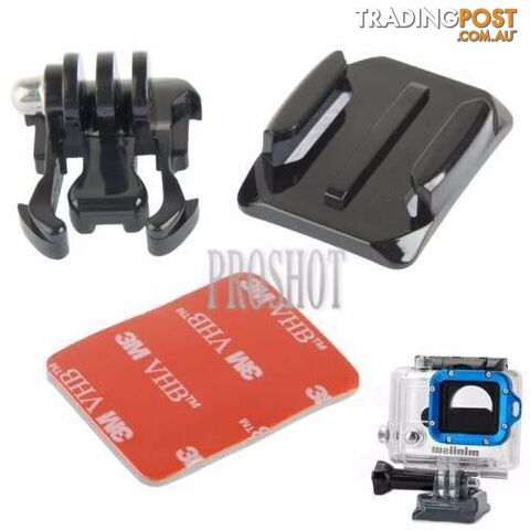 Miniiisw M-AF Universal Curved Surface Mount Stand Kit for GoPro