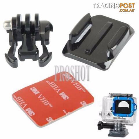 Miniiisw M-AF Universal Curved Surface Mount Stand Kit for GoPro