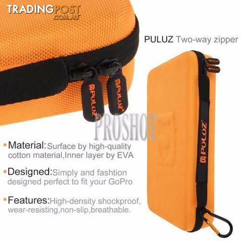Orange Waterproof Carrying and Travel Case for GoPro HERO - photo 5 of 8