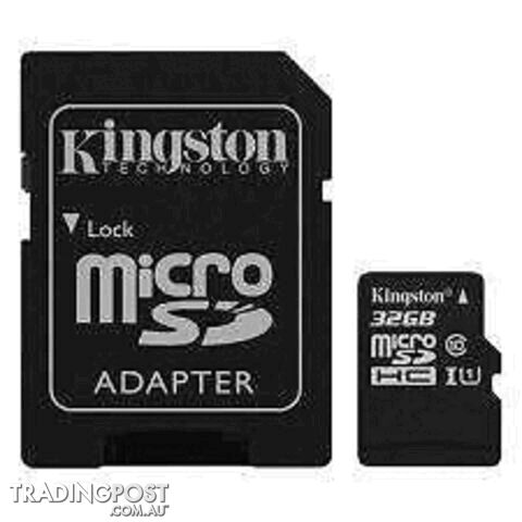 Kingston 32G Micro SD Class 10 with Adaptor - photo 2 of 2