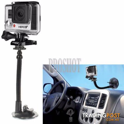Car Suction Cup Mount Holder for GoPro Hero 4 / 3+ / 3 / 2 / 1/