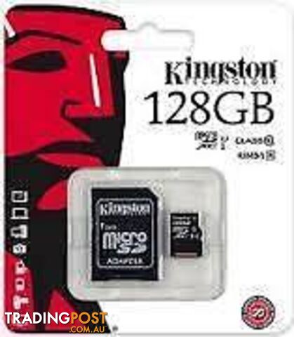 Kingston 128G Micro SD Class 10 with Adaptor