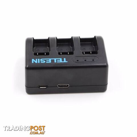 HERO5 3 Slot Battery Charger + 2pcs 1220 mAh Li-ion Battery - photo 4 of 10