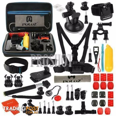 53 in 1 Accessories Total Ultimate Combo Orange Kit for GoPro