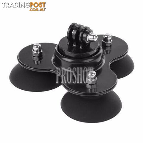 Triangle Suction Cup Mount with Screw for GoPro HERO5 /4 /3+ /3 / - photo 3 of 9
