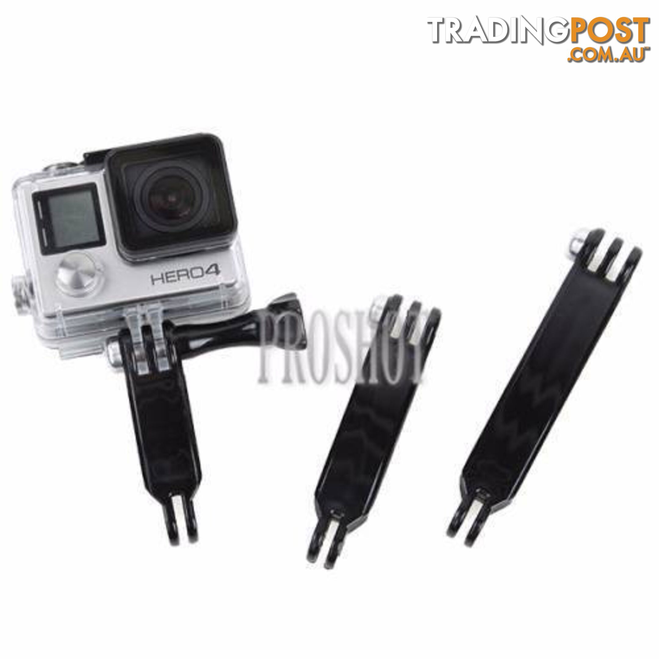 3 in 1 Nylon Extension Arm Set for GoPro Hero4 / 3+ / 3 / 2 / 1