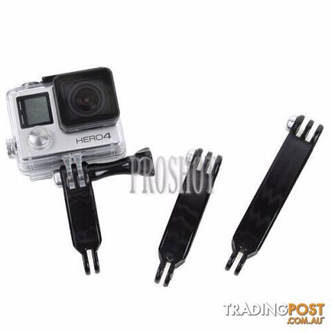 3 in 1 Nylon Extension Arm Set for GoPro Hero4 / 3+ / 3 / 2 / 1