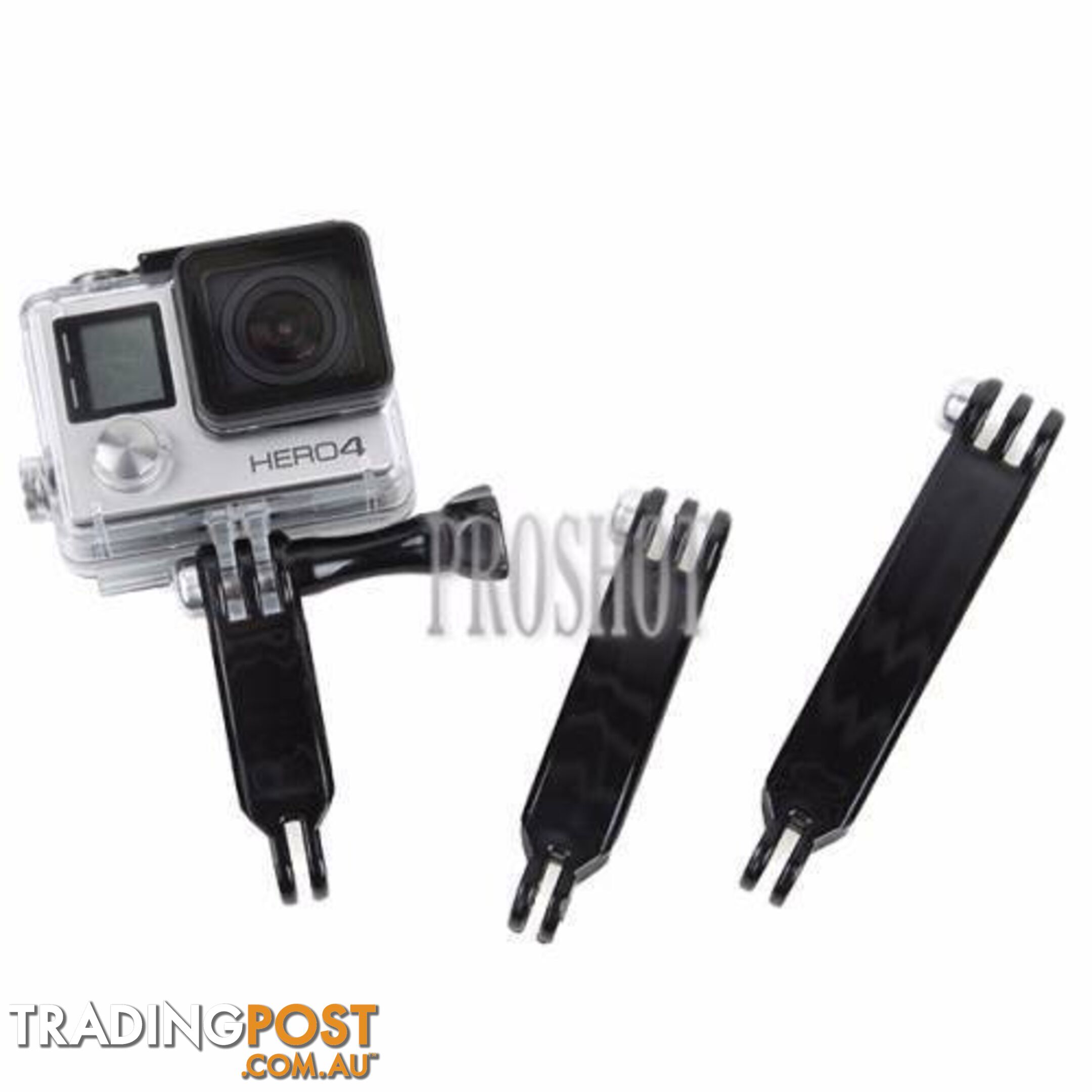 3 in 1 Nylon Extension Arm Set for GoPro Hero4 / 3+ / 3 / 2 / 1