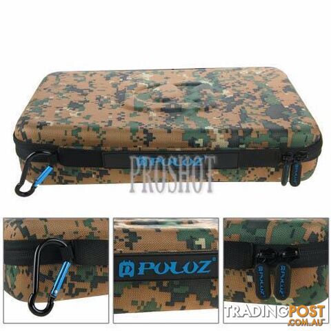 Camouflage Pattern Waterproof Carrying and Travel Case for GoPro - photo 4 of 7
