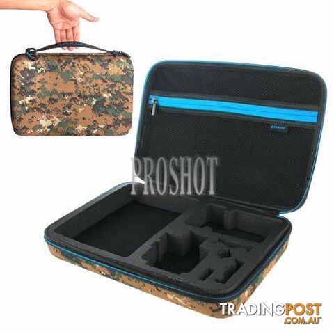 Camouflage Pattern Waterproof Carrying and Travel Case for GoPro