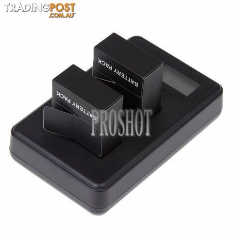 LCD Screen Dual Batteries Charger for GoPro HERO3+ /3 - photo 4 of 5