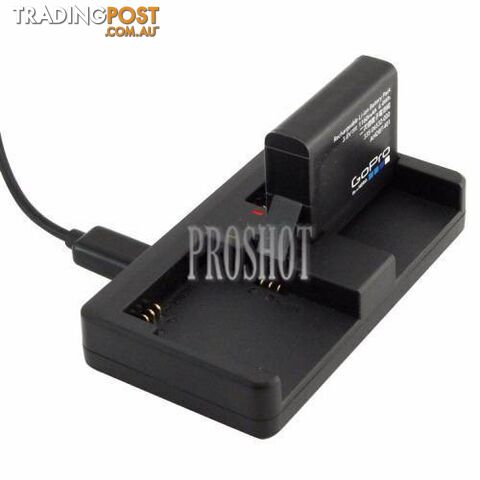 Dual Battery Charger for GoPro Hero4 / 3+ / 3 - photo 5 of 8