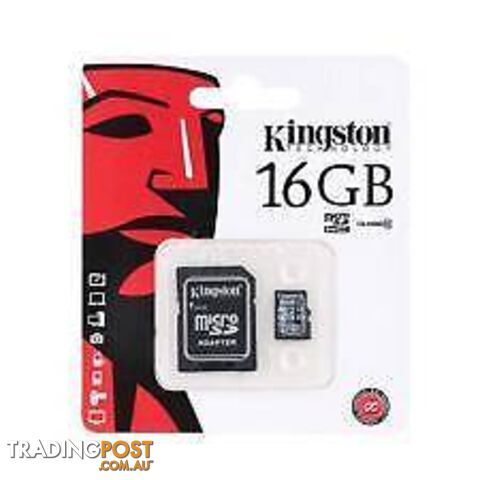 Kingston 16G Micro SD Class 10 with Adaptor