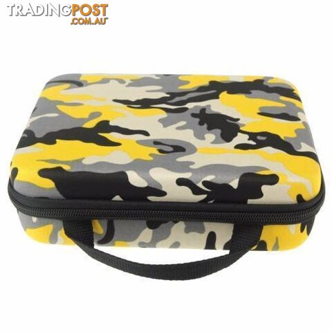 Yellow Camouflage EVA Shockproof Waterproof Portable Case GoPro - photo 2 of 5