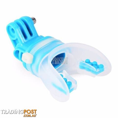 Breathable Mouth Mount+Floaty Blue/Yellow for Gopro Cameras Hero - photo 4 of 10