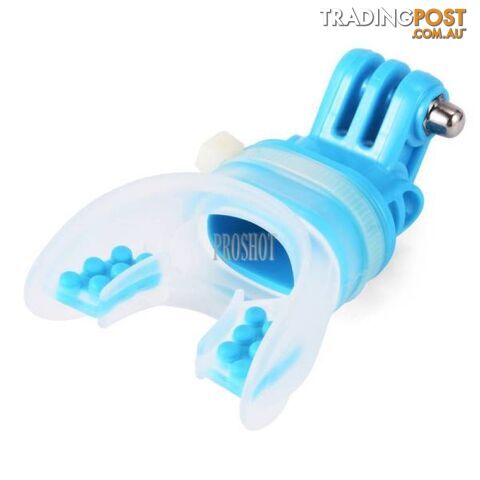 Breathable Mouth Mount+Floaty Blue/Yellow for Gopro Cameras Hero - photo 2 of 10