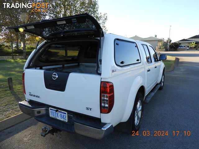 2012 Nissan Navara2012 DUAL CAB D40 UTILITY ST Ute Automatic