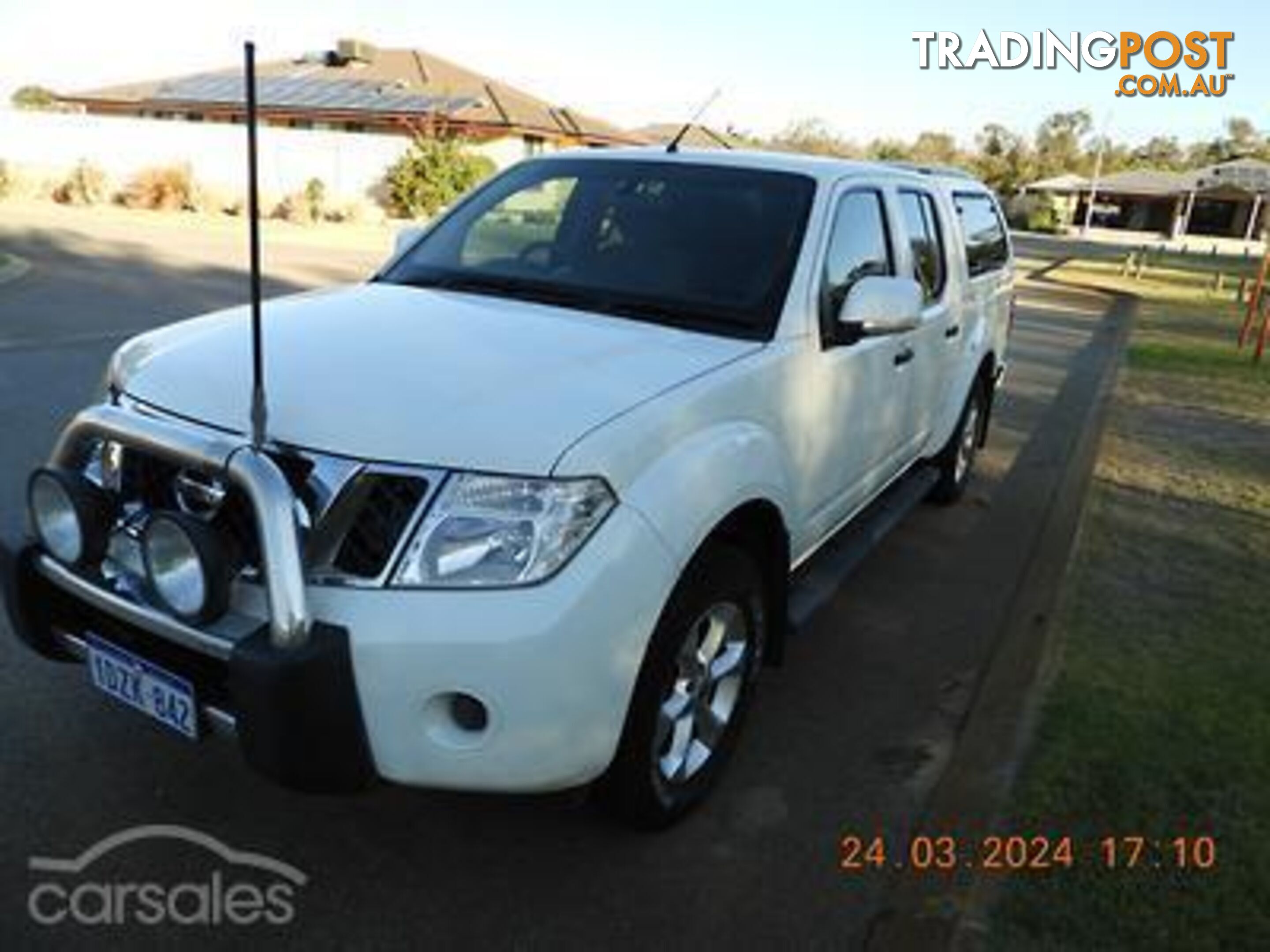 2012 Nissan Navara2012 DUAL CAB D40 UTILITY ST Ute Automatic