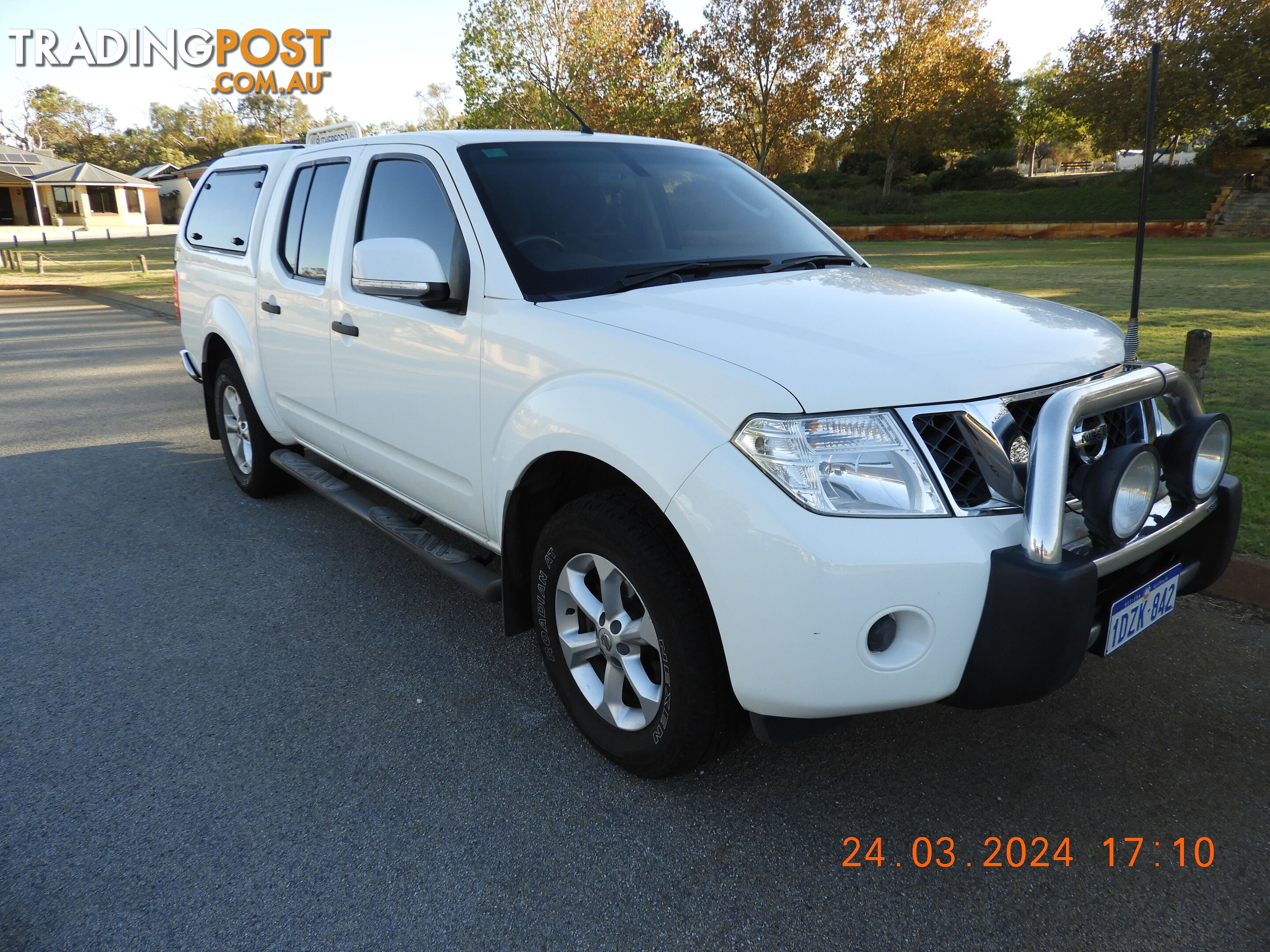 2012 Nissan Navara2012 DUAL CAB D40 UTILITY ST Ute Automatic