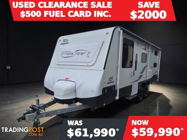 2017 JAYCO STARCRAFT OUTBACK CARAVAN