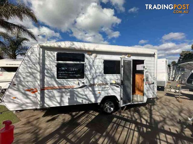 2011 WINDSOR GENESIS*SINGLE AXLE*FULL ENSUITE*AIR COND*ISLAND QUEEN BED*GREAT TOWING