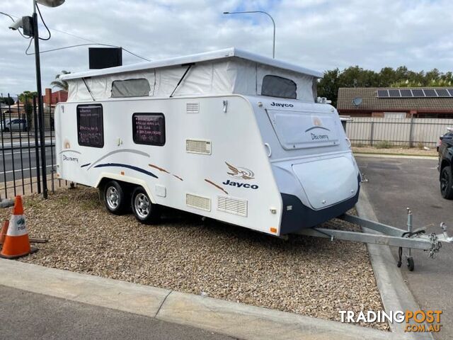 Jayco Discovery pop- top 18ft - in excellent condition - AIR- COND- ISLAND BED - TANDEM - BATTERY