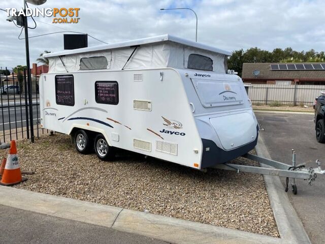 Jayco Discovery pop- top 18ft - in excellent condition - AIR- COND- ISLAND BED - TANDEM - BATTERY - photo 2 of 8