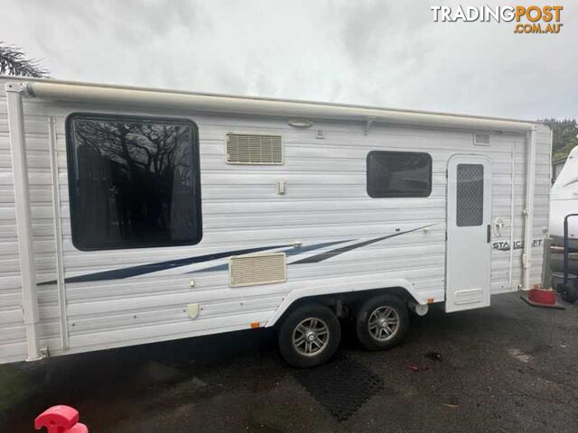 2011 JAYCO STARCRAFT 20.62*TRIPLE BUNKS*AIR COND*FULL ANNEX*TOILET/SHOWER COMBO - photo 3 of 13