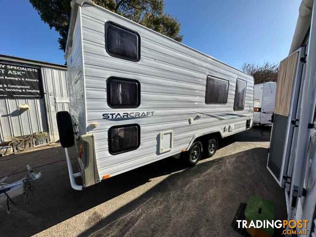 2011 JAYCO STARCRAFT 20.62*TRIPLE BUNKS*AIR COND*FULL ANNEX*TOILET/SHOWER COMBO