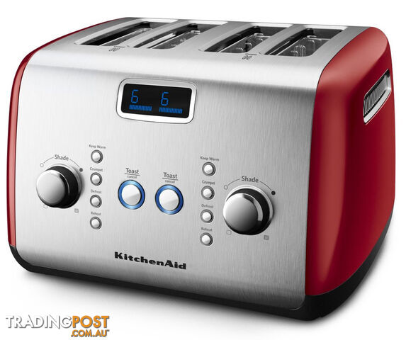 KitchenAid 4 Slice Toaster - Empire Red - 5AKMT423ER - KitchenAid -...